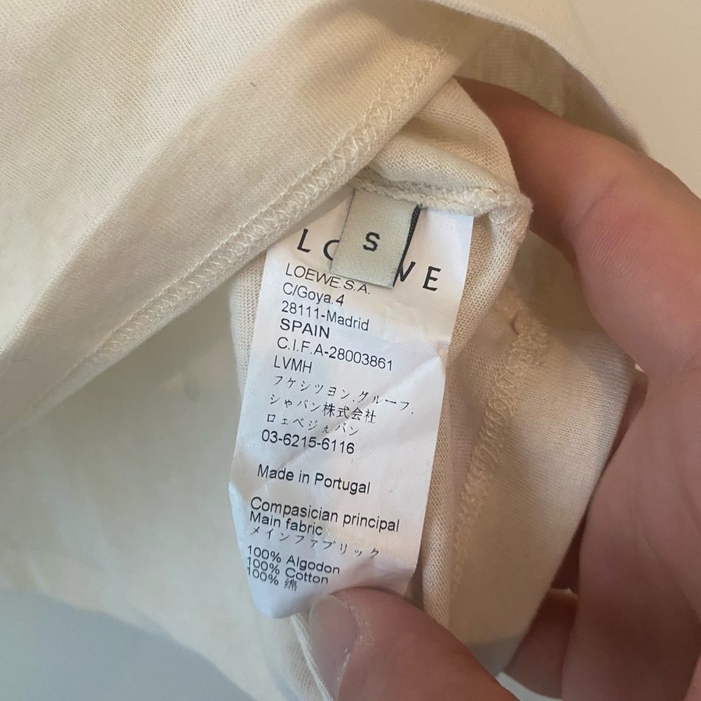 Loewe T-Shirt with Sculptural Logo - Picture 10 of 10